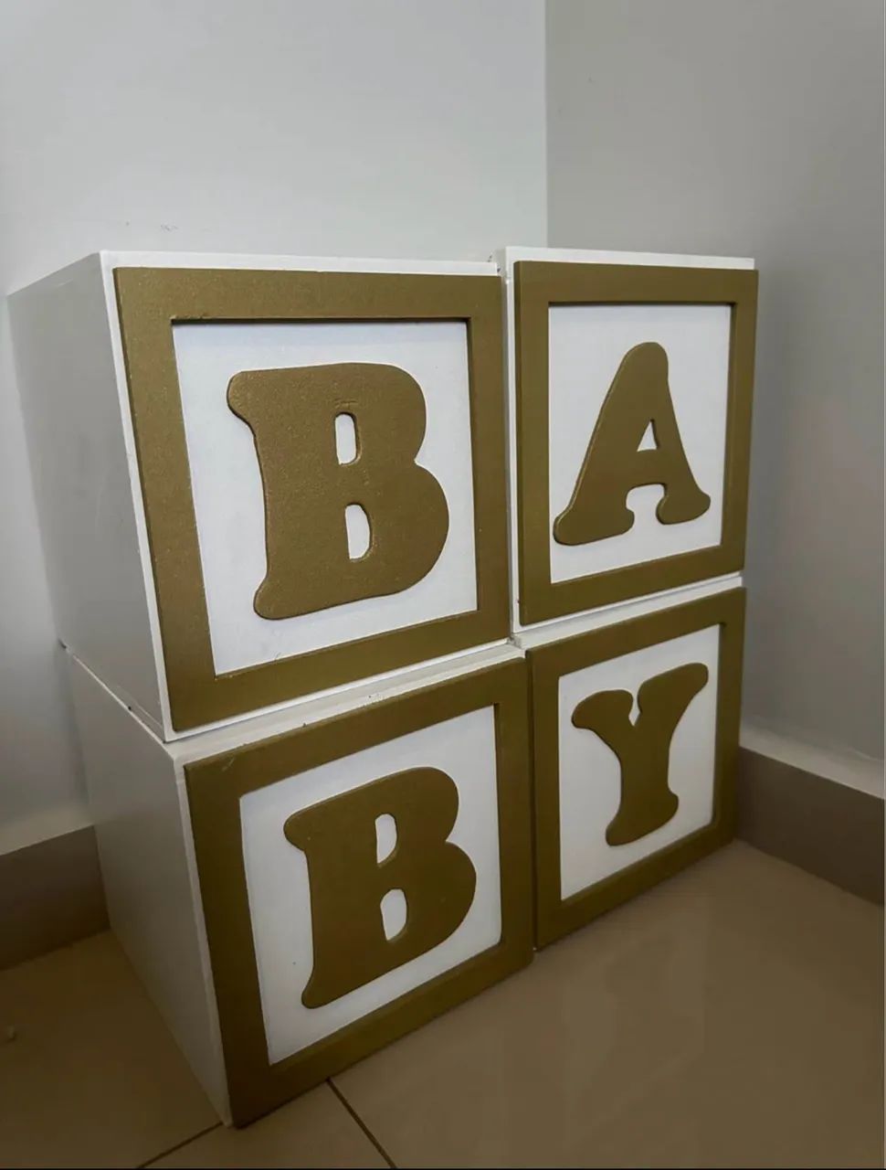 Cubos BABY para decoração em MDF - Foto 4