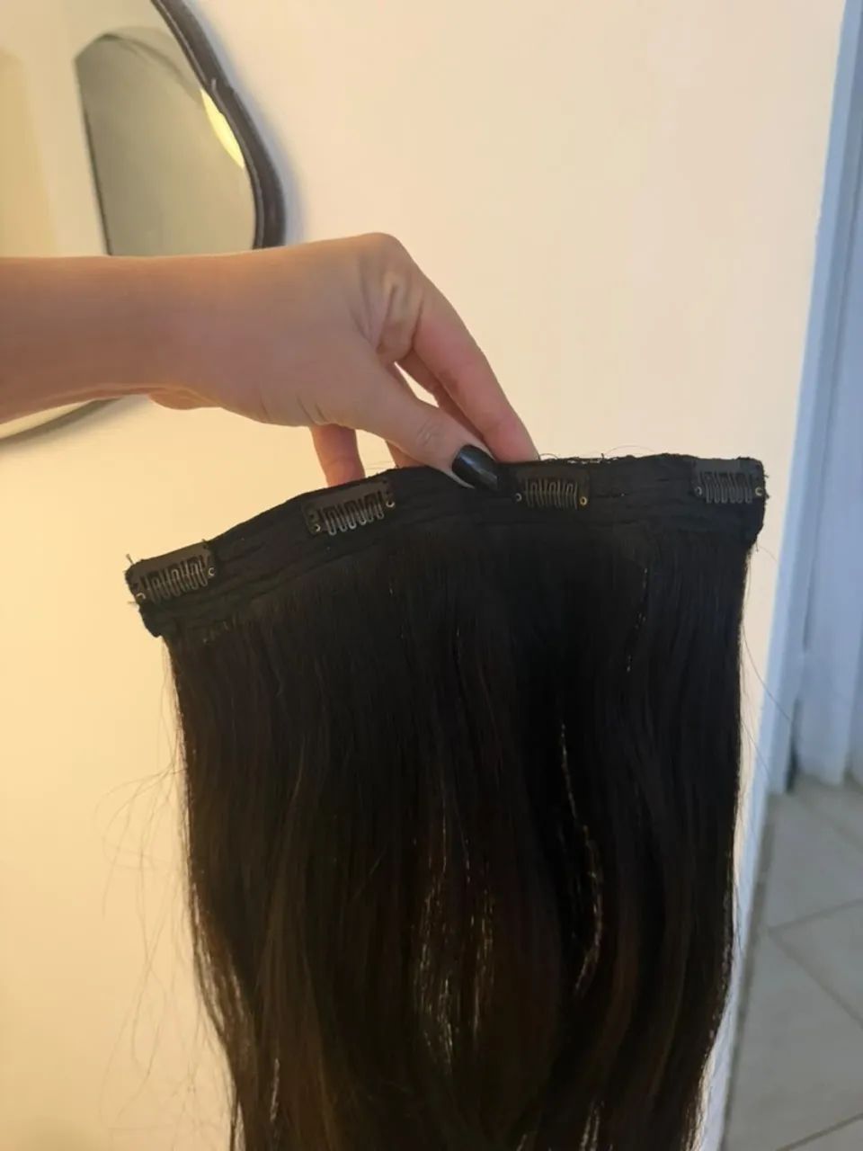 Cabelo alongamento tic-tac