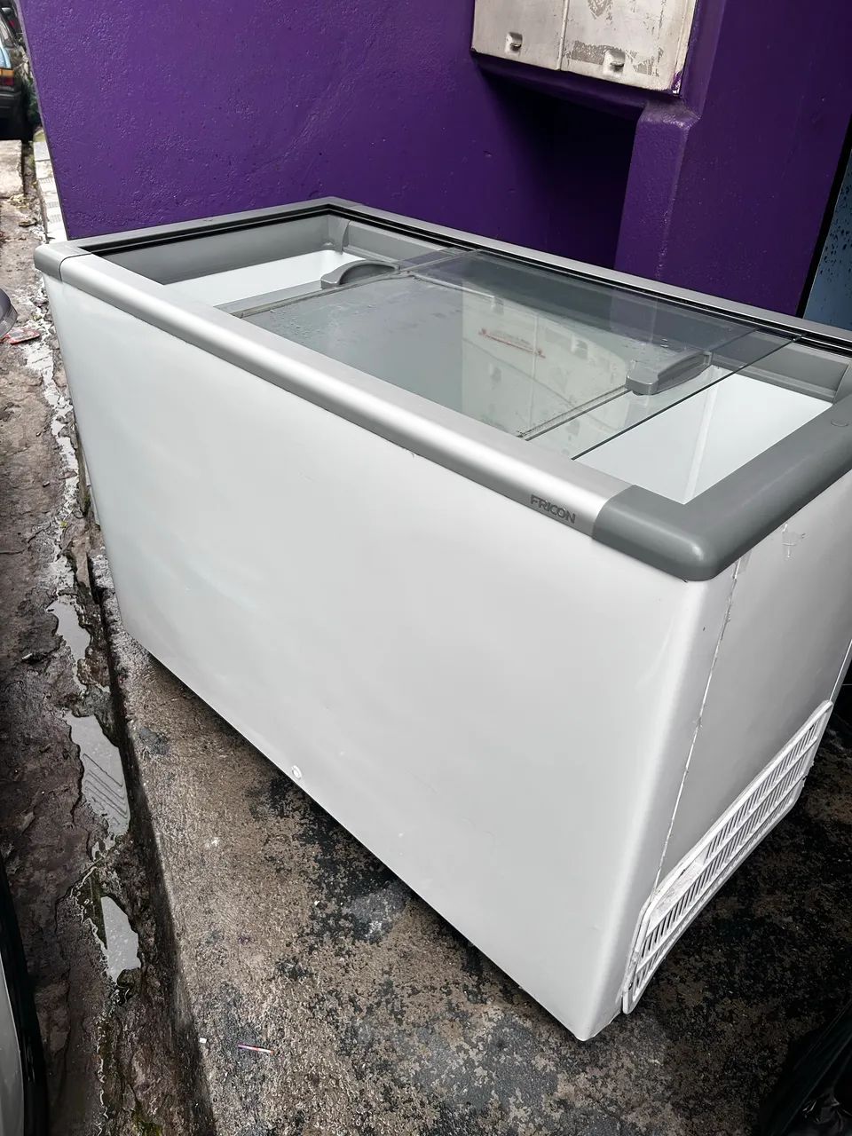 Freezer Horizontal Fricon 411 Litros Branco Hceb411 Tampa Vidro 220v - Foto 3