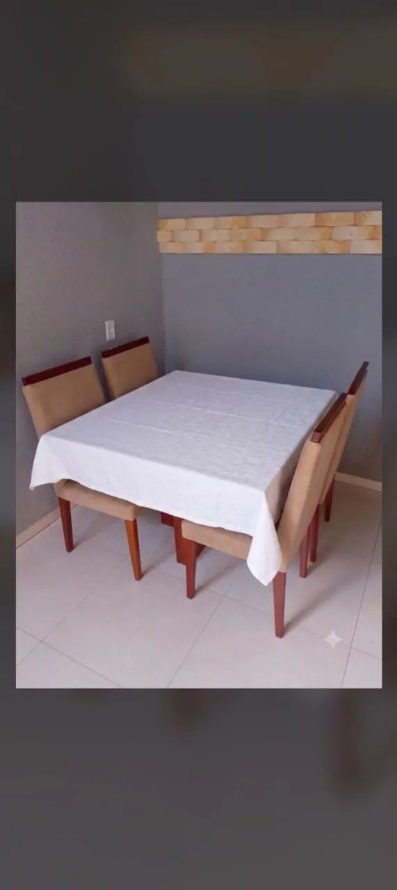 SALA DE JANTAR COM 4 CADEIRAS  - Foto 3