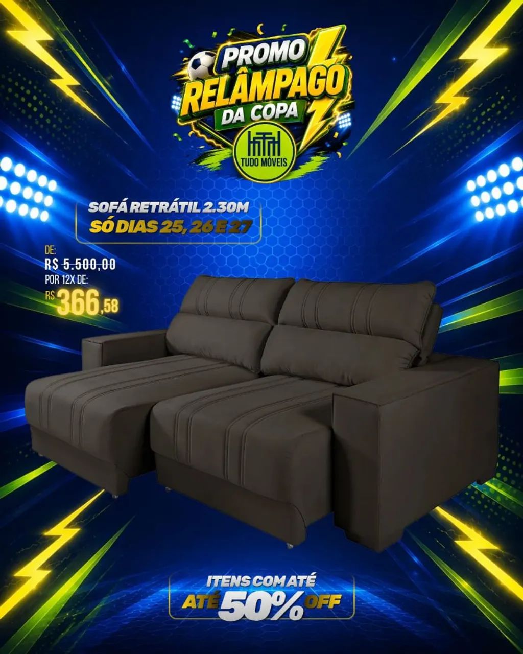 SOFA RETRÁTIL E RECLINÁVEL/CARREGADOR USB INTEGRADO - Foto 2