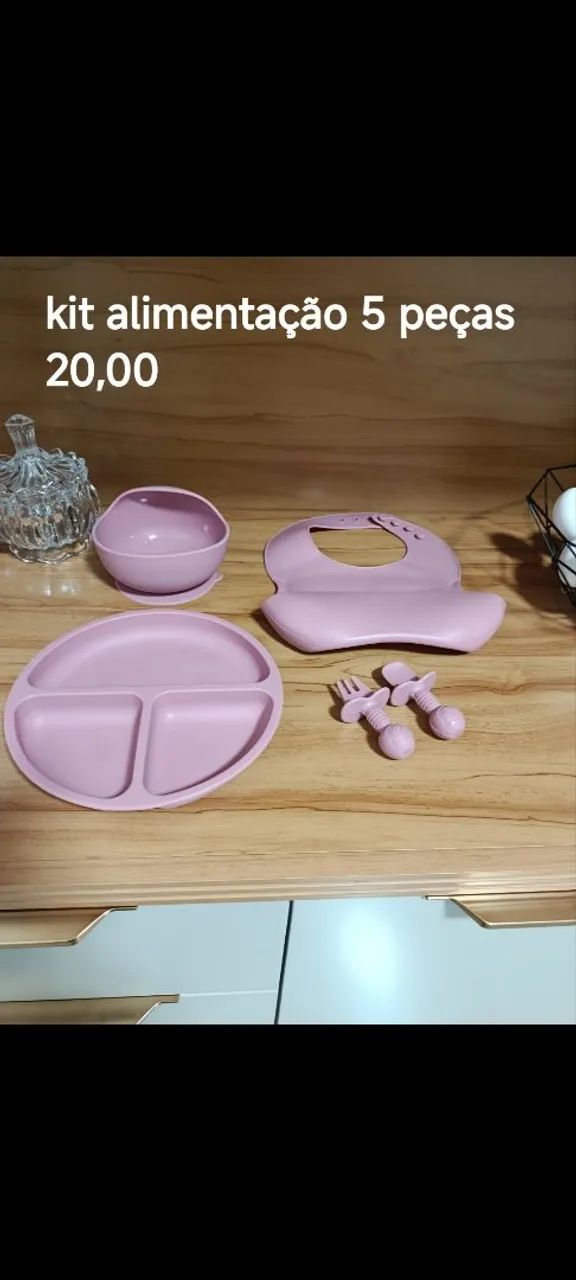 Kit alimentação bebê 