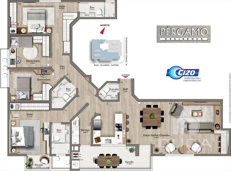 APARTAMENTO NO PÉRGAMO RESIDENCE - Foto 5
