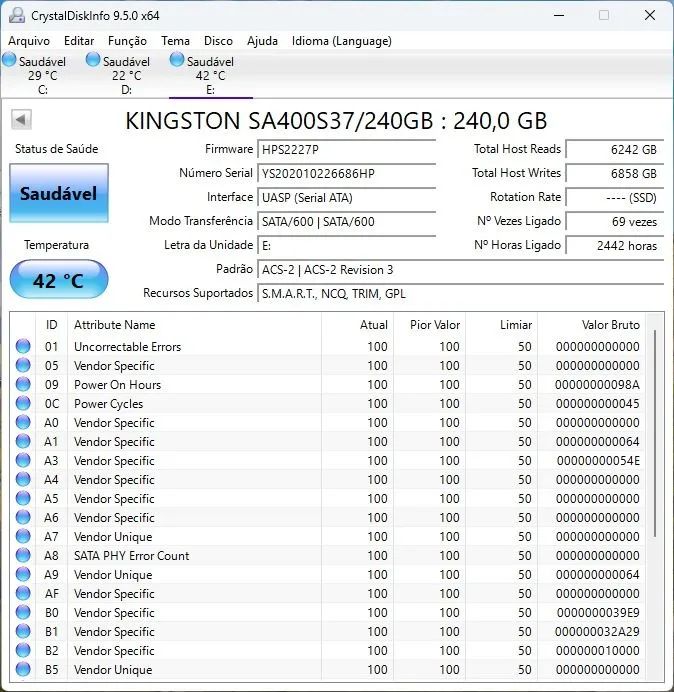 SSD Kingston 240GB - Foto 3