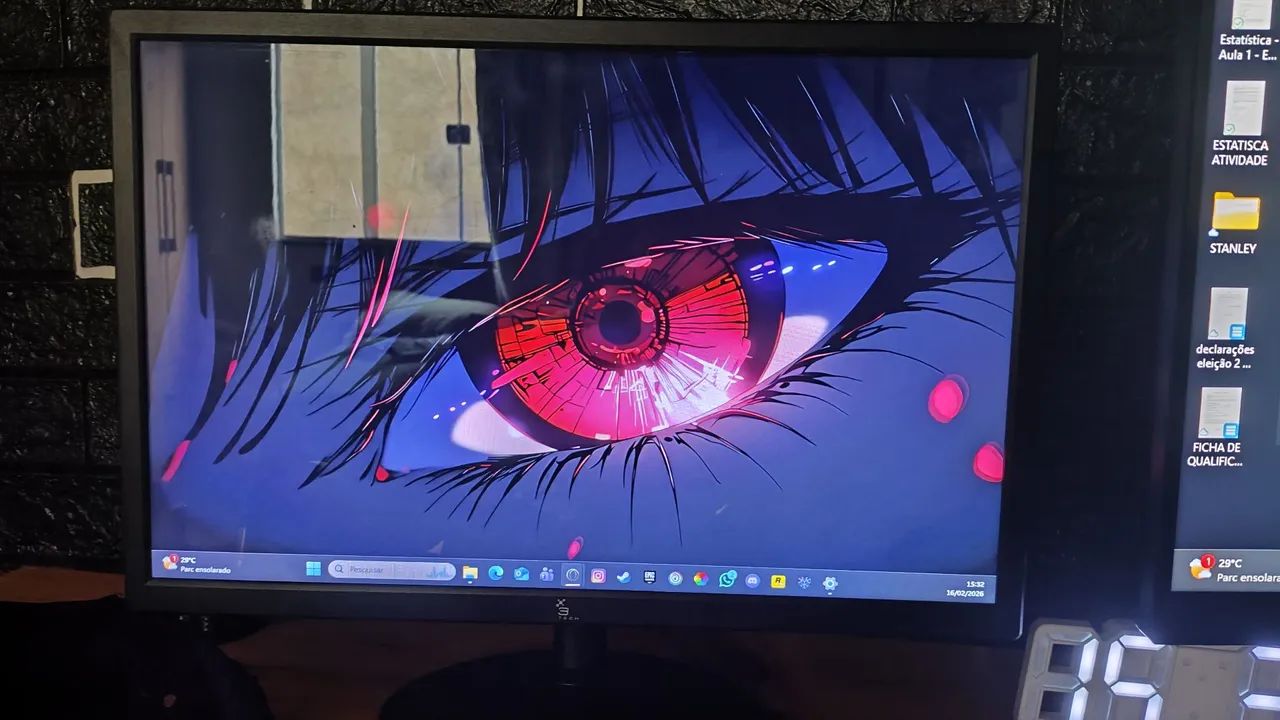 Monitor 20" polegadas, 60hz, 3green, Led  - Foto 2