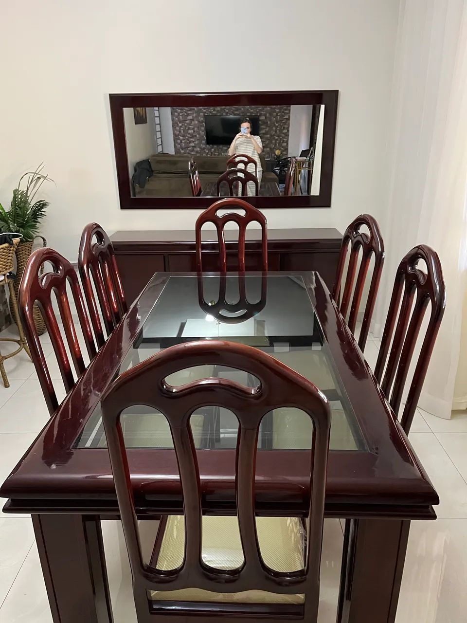 Sala de jantar completa mogno  - Foto 4