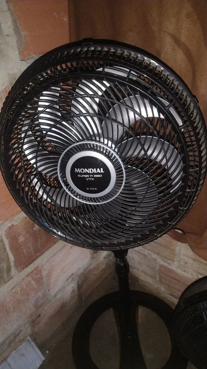 VENTILADOR MONDIAL TURBO 8 PAS DE HELICES ULTRA FORTE É SILÊNCIO 