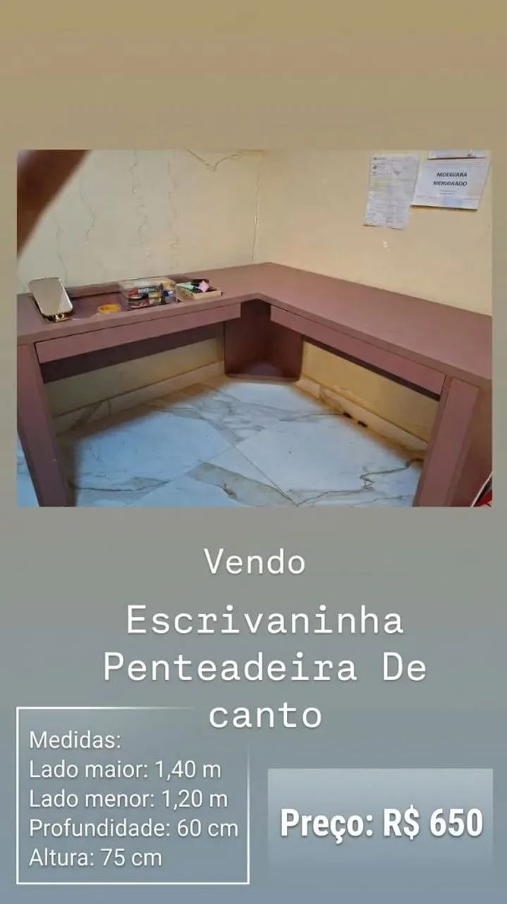 Escrivaninha mdf