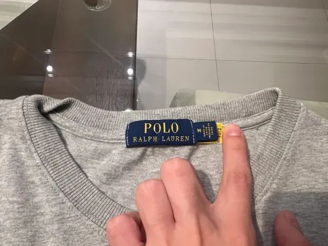 Camiseta Ralph Lauren cinza - Foto 2