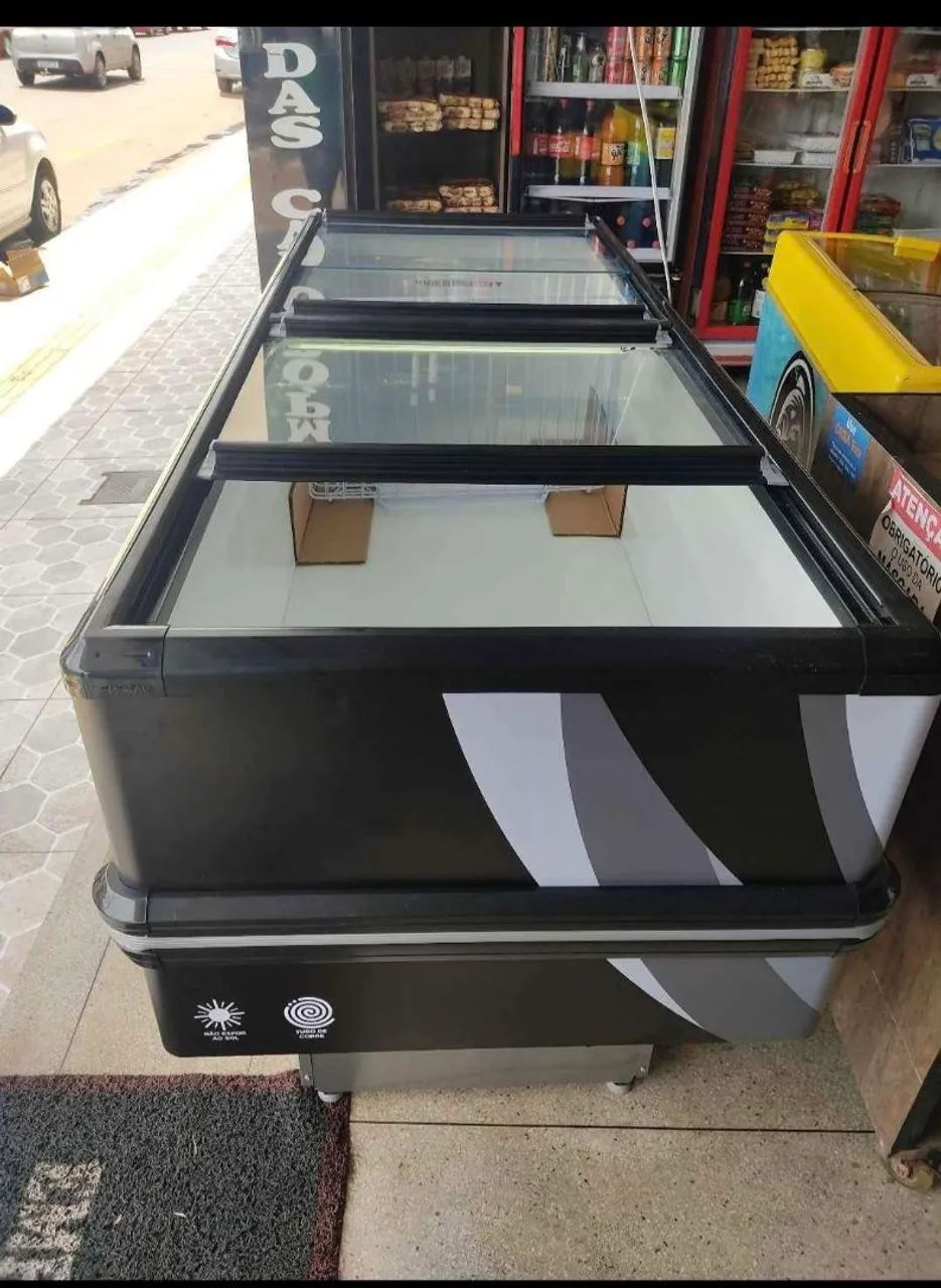 Freezer ilha dupla ação 2 metros NOVO - Foto 3