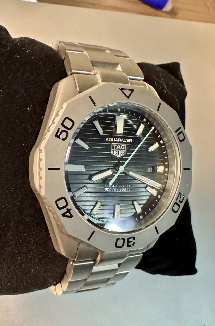 RELÓGIO AUTOMÁTICO TAG HEUER AQUARECER TITÂNIO AAA - Foto 2