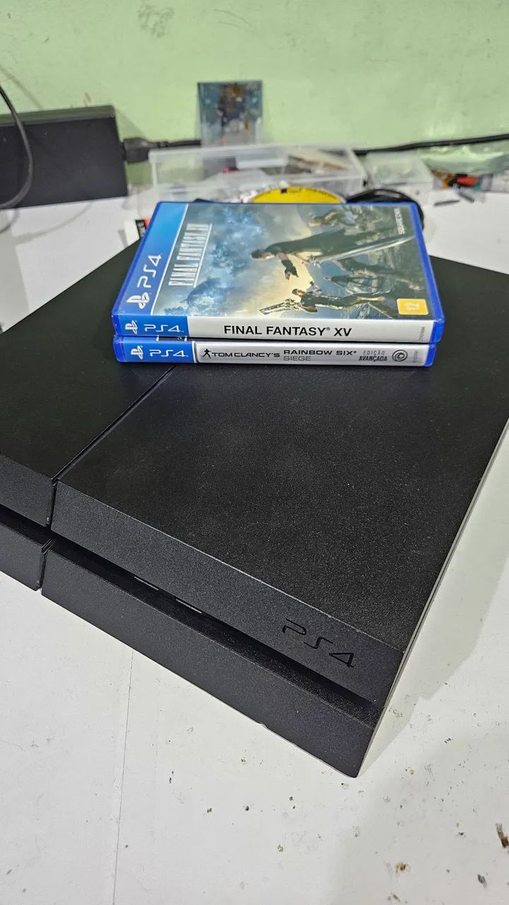 Ps4 fat, 1 controle + jogos - Foto 2