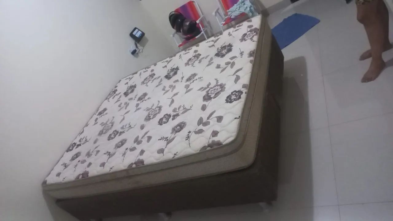 CAMA BOX CASAL ORTOBOM QUEEN - FAÇO ENTREGA. - Foto 2