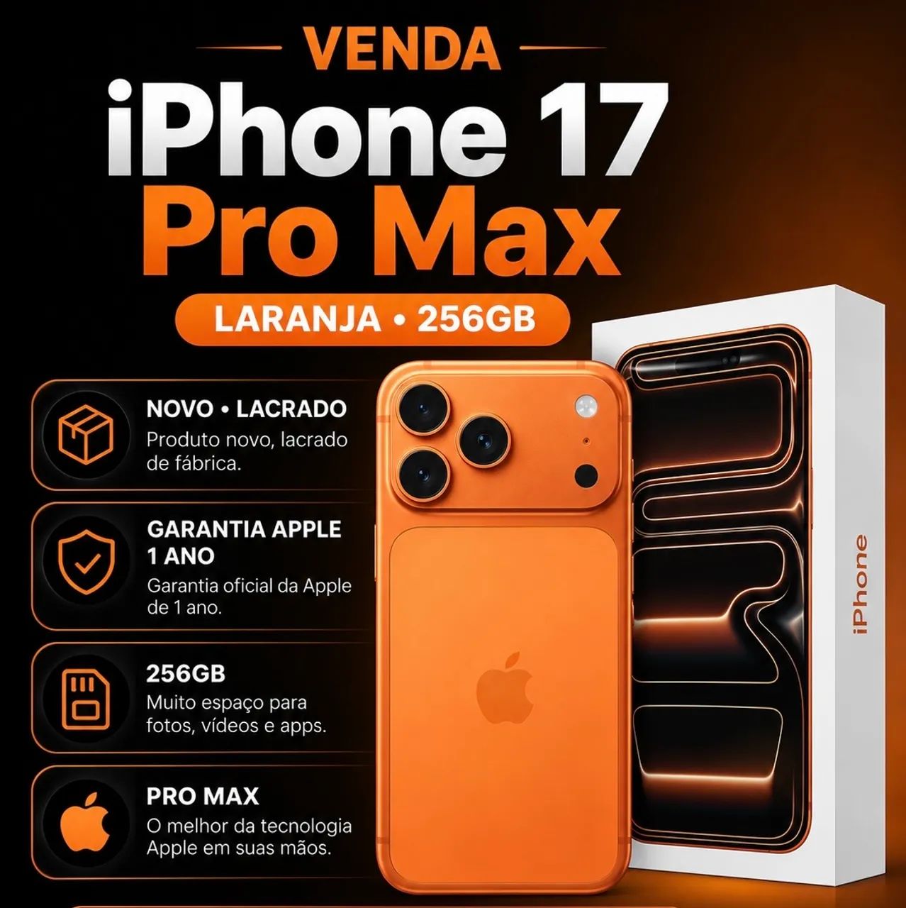 IPhone 17 Pro Max Novo