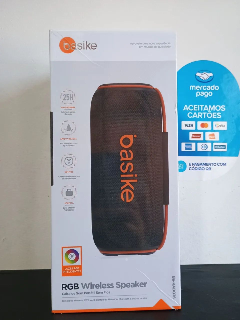 Caixa Basike 45W original via bluetooth / SUPER PROMOÇÃO  - Foto 3