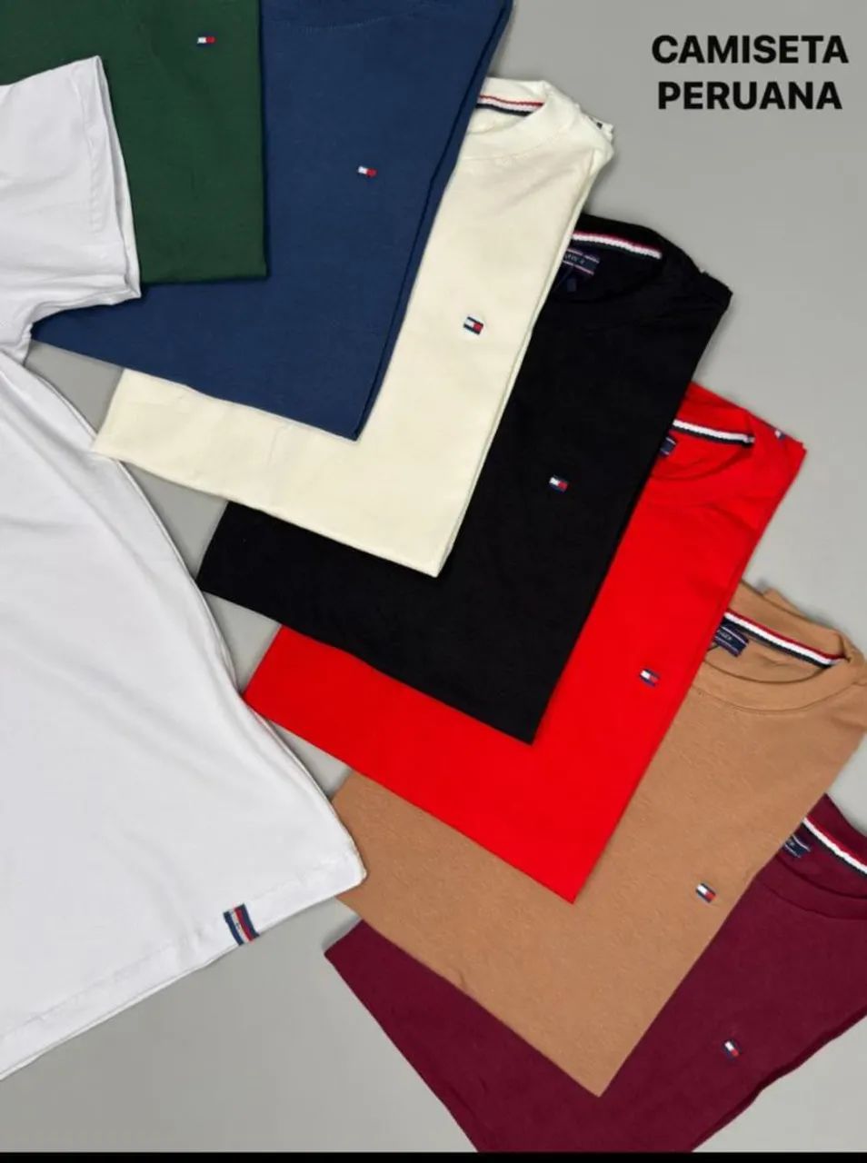 Camisas em algodão Peruano de alta qualidade 