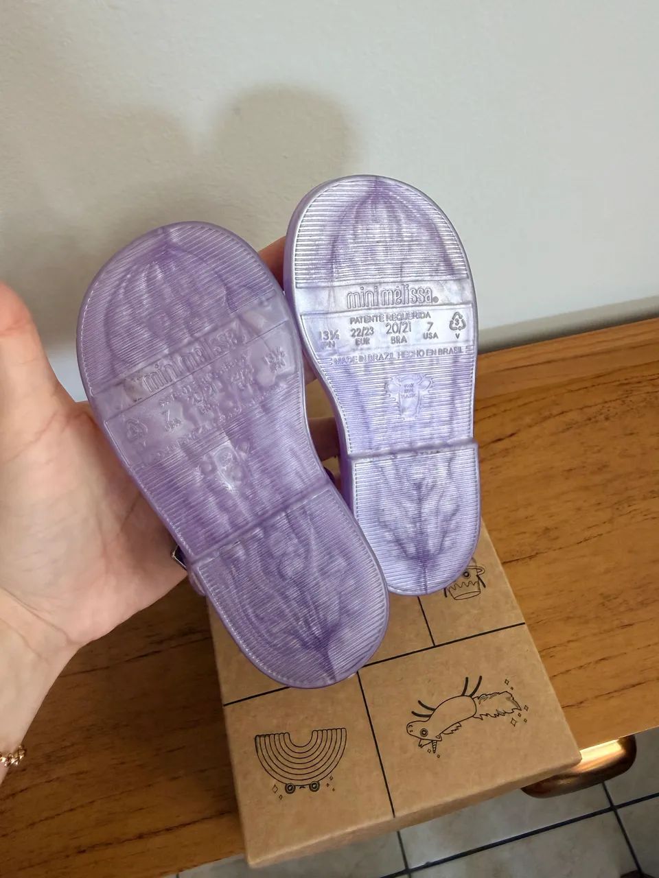 Mini Melissa lilás perolado  - Foto 4