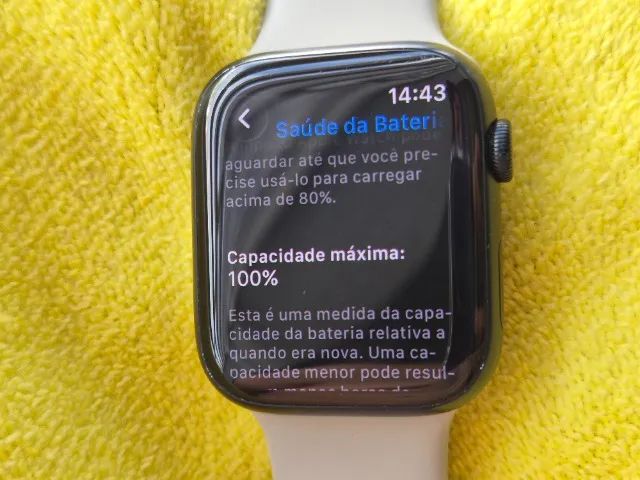 Apple Watch Series 8 45mm - Bateria 100% - Com Pulseiras Extras - Foto 2