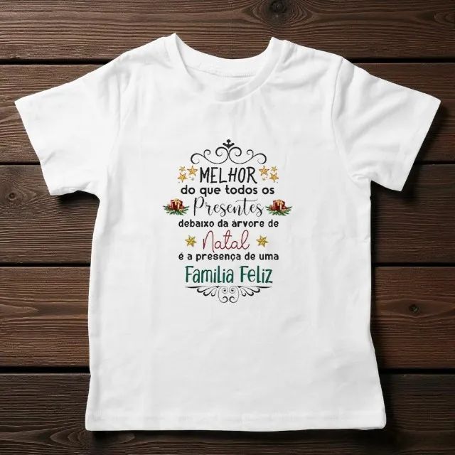 Camiseta Natal Personalizada - Foto 3