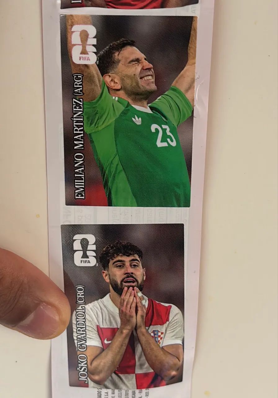 Figurinha da copa coca cola 
