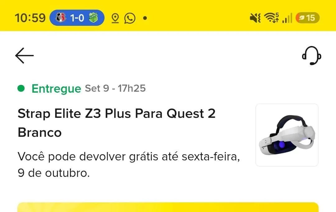 Meta Quest 2 com suporte strap Elite Z3 - Foto 3