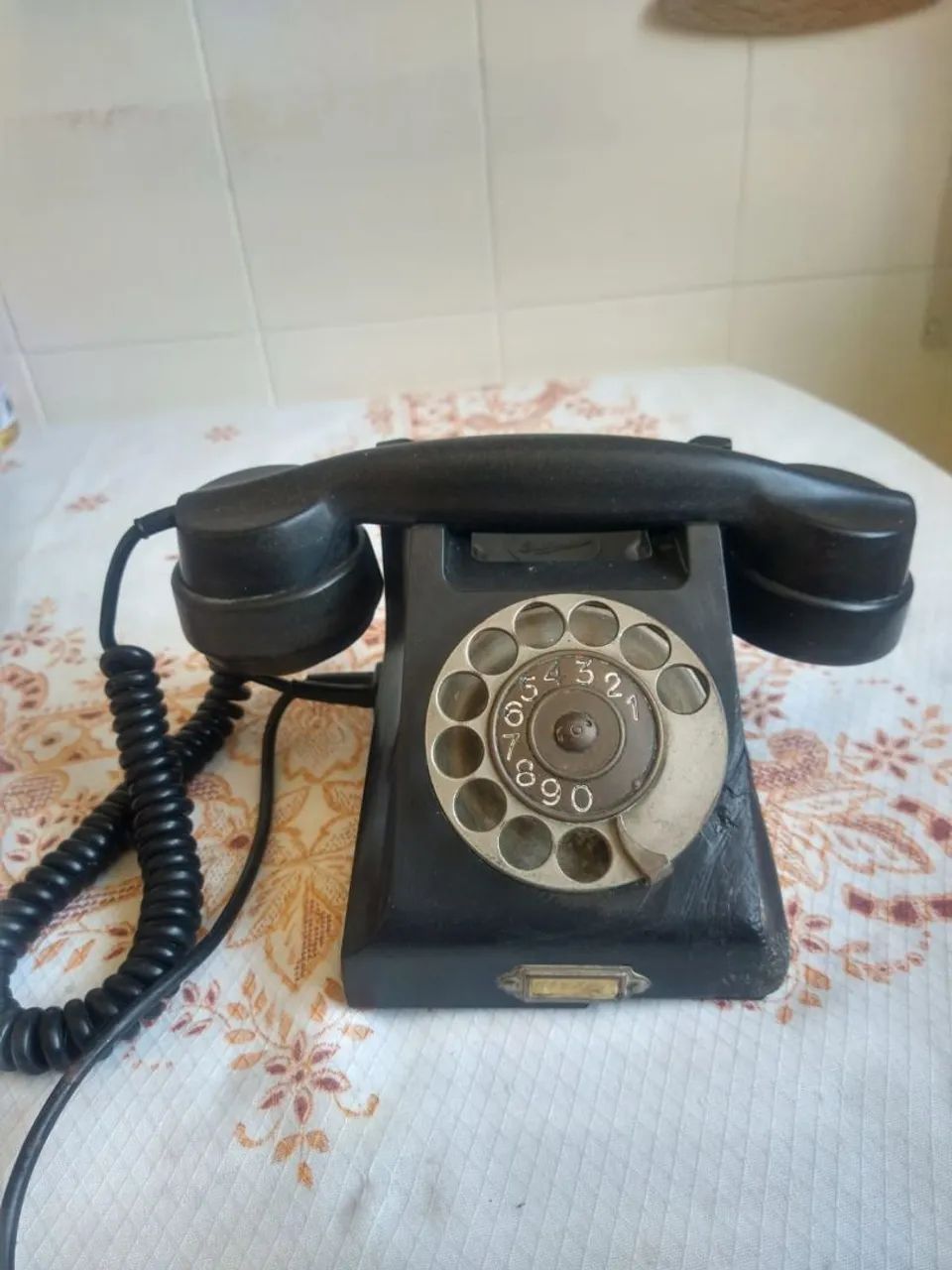 Telefone antigo Ericson preto - Foto 2