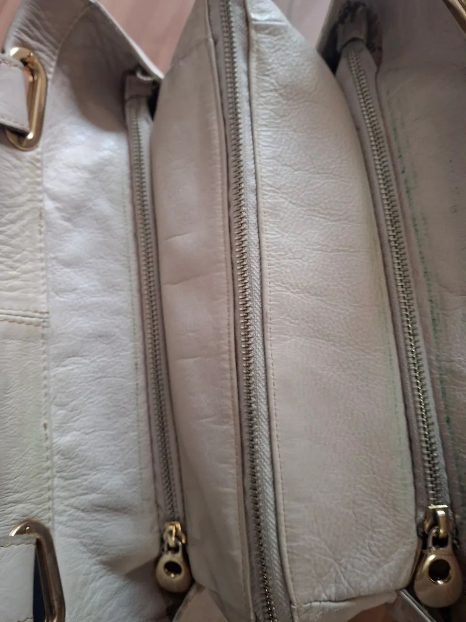 Bolsa bege, em couro da  Tomás Rabelo  - Foto 4