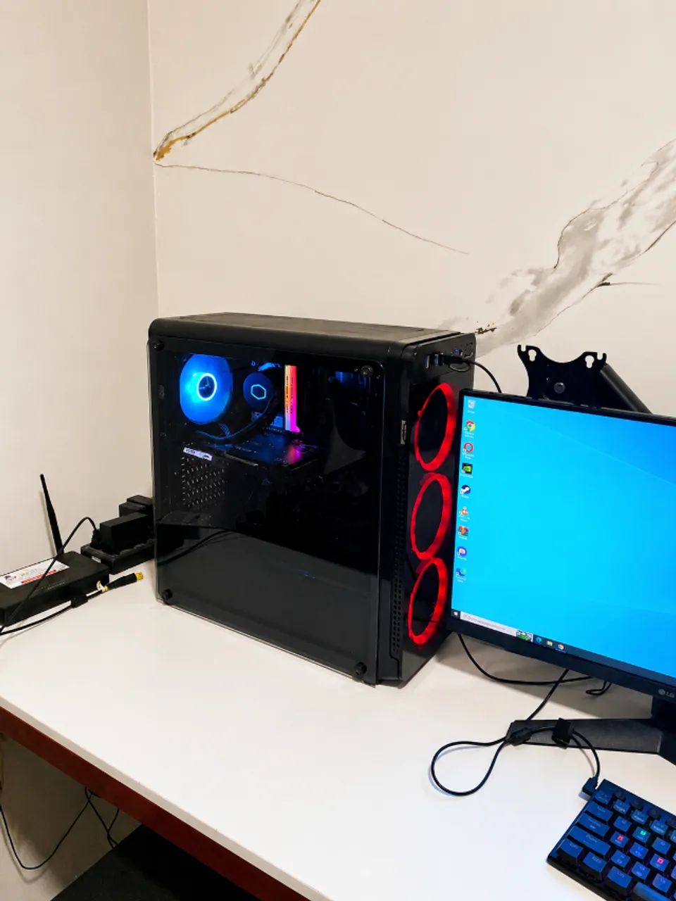 PC Gamer Completo + 2 Monitores 144Hz Oportunidade - Foto 5