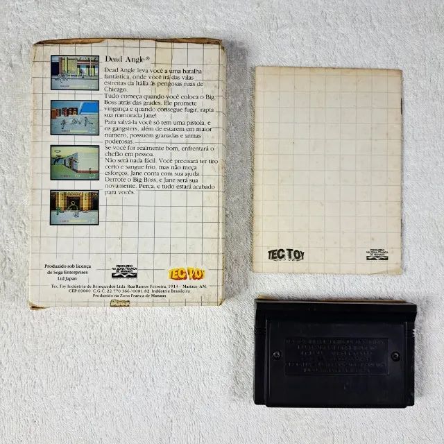 Dead Angle Original Tectoy Master System. Jogo completo, serial batendo. - Foto 2