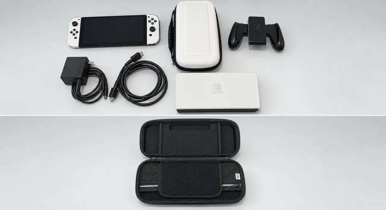 Switch Oled, Semi-Novo (Opção Sem jogos Ou Sem. - Foto 3