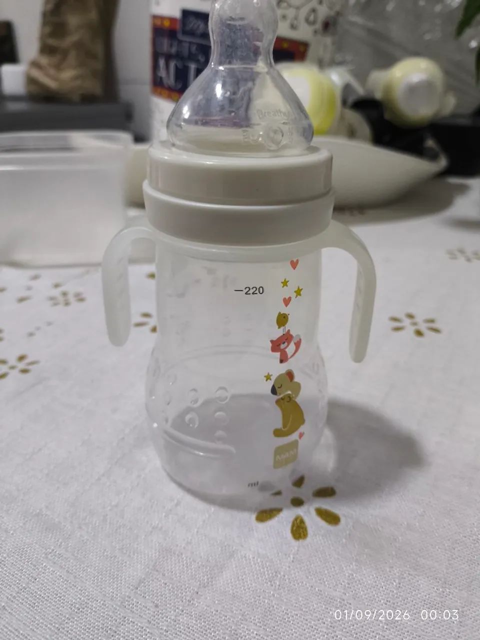 Copo de treino noite mam