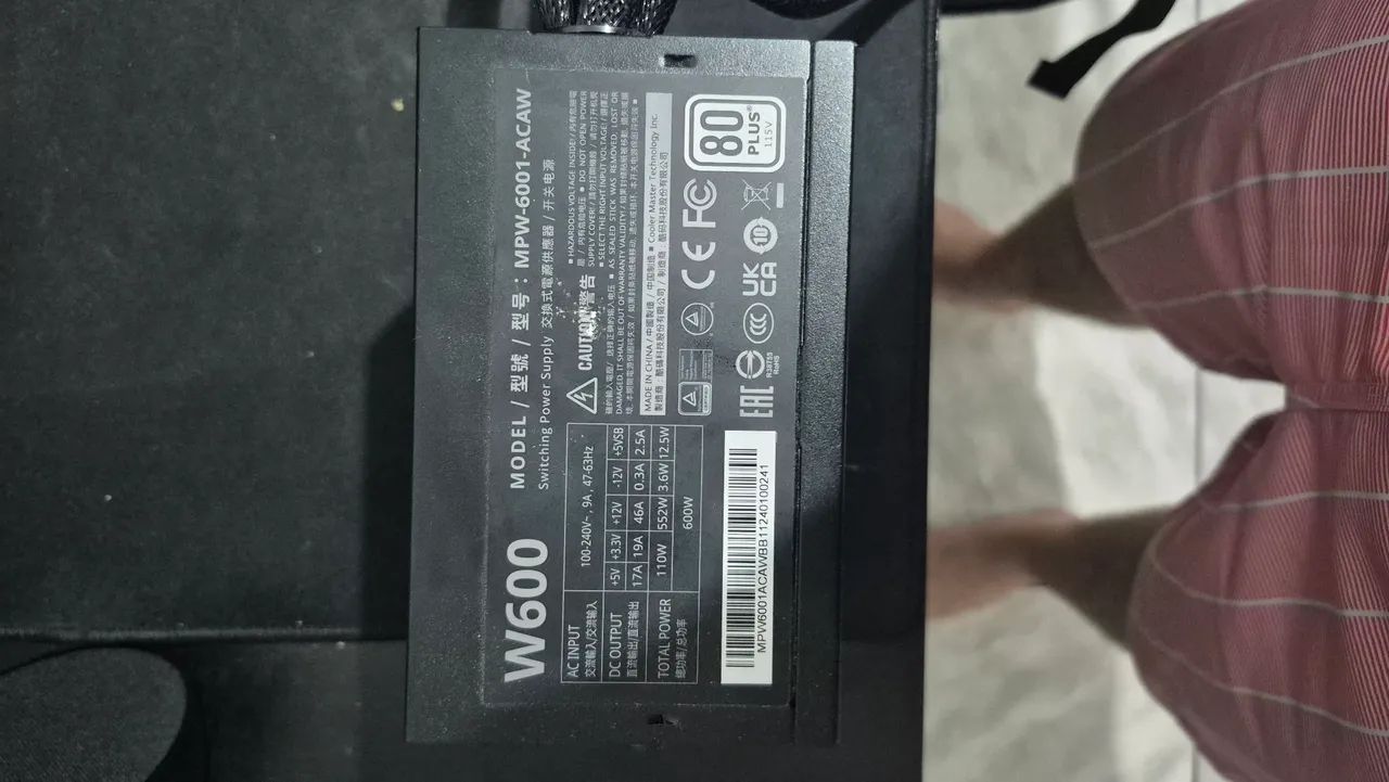 Fonte Cooler Master Elite NEX W600 600W 80 Plus - Completa - Foto 4