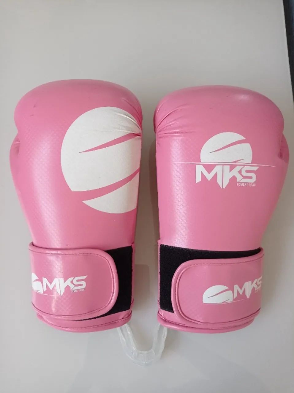 Luvas de Muay Thai/boxe MKS, caneleira e protetor bucal - Foto 3