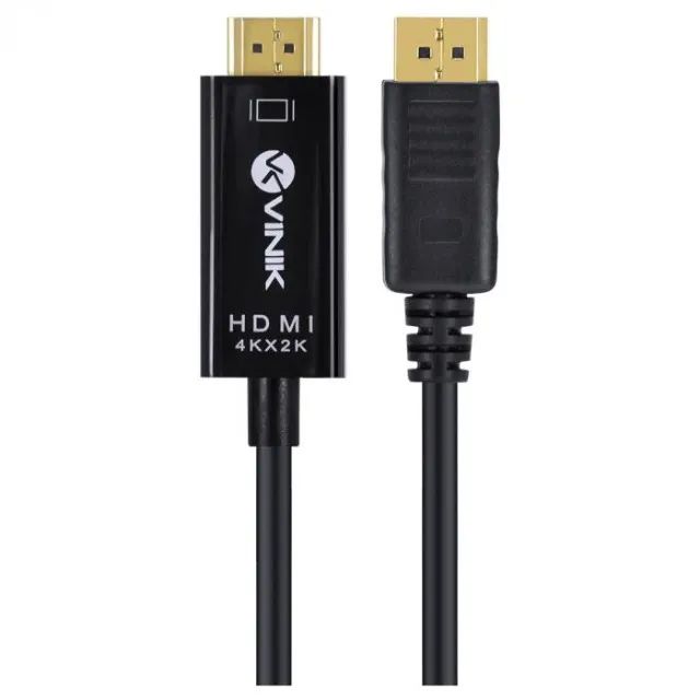 Cabo Displayport 1.3 x Hdmi 2.0 2 Metros H20dp13-2 *ENTREGA GRÁTIS* - Foto 2