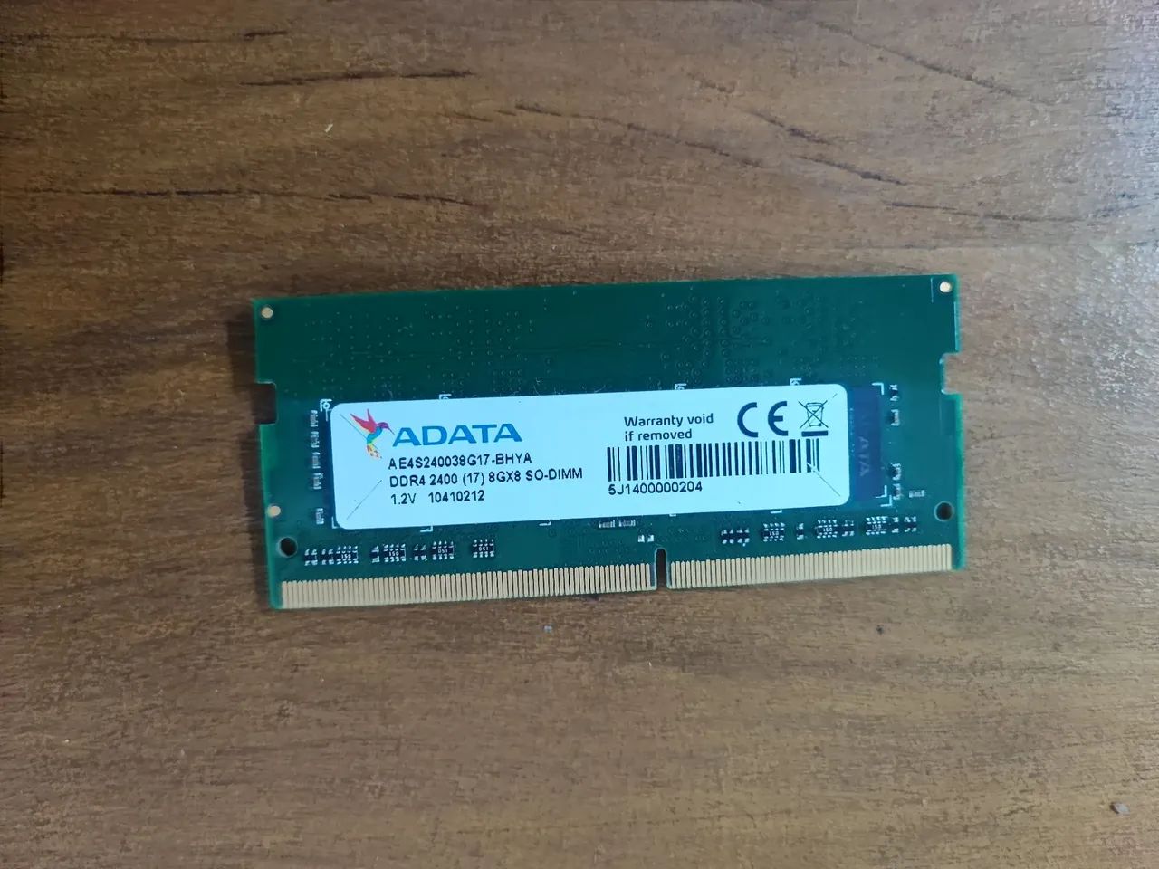 Memória RAM ADATA DDR4 8GB 2.4GHZ