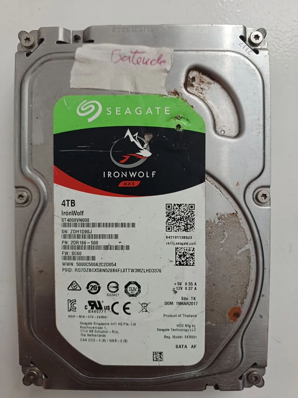 Hd seagate 4TB Ironwolf defeito  - Foto 3
