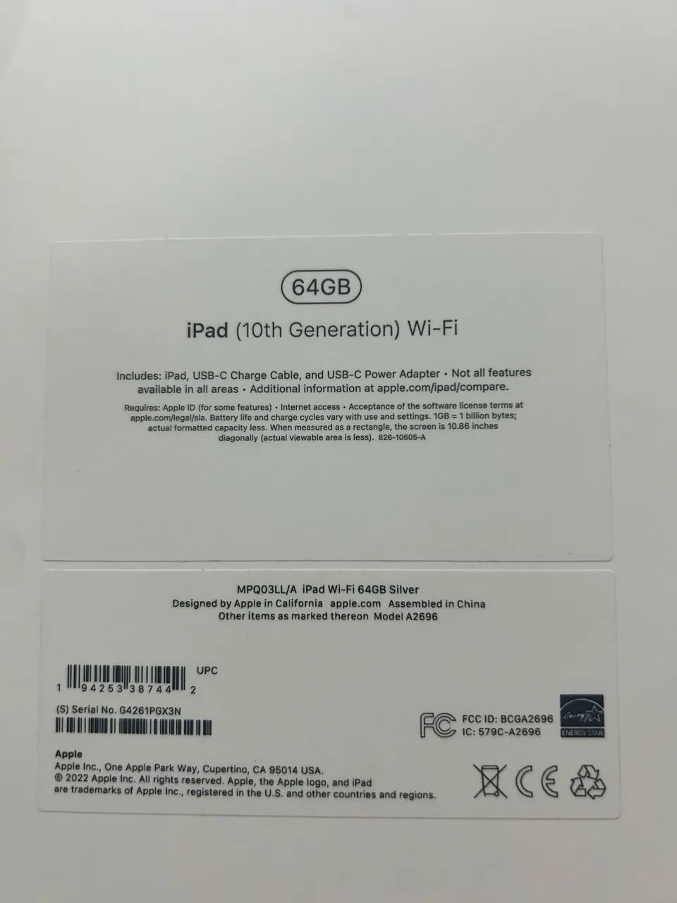 iPad 10ª geração 64 GB Wi-Fi + Apple Pencil 1ª geração original - Foto 2