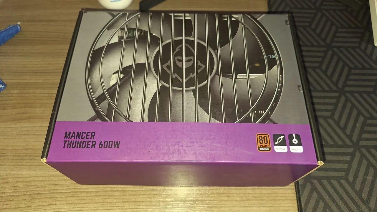 Fonte Mancer Thunder 600W 80 Plus Bronze - Foto 4