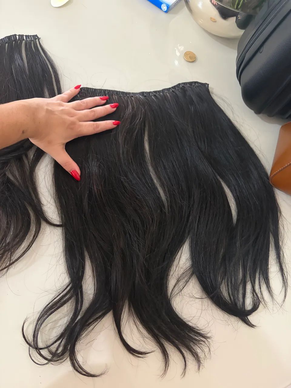 Mega hair na rede 