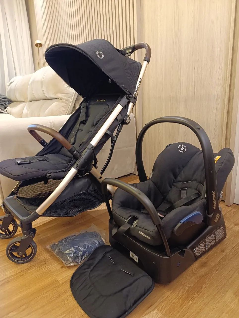 Carrinho de bebê Max-Cosi + Bebê conforto  - Foto 2