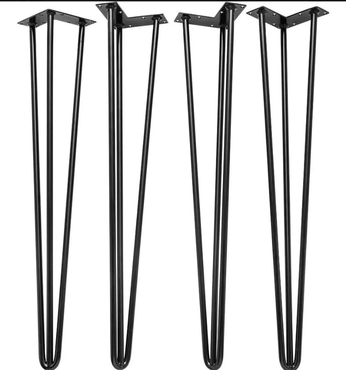 Pés de mesa base tripla 90 cm - Foto 2