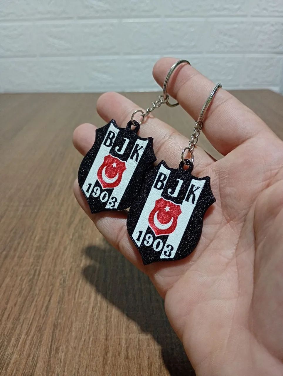Kit 4 chaveiros do Besiktas da Turquia - Foto 3