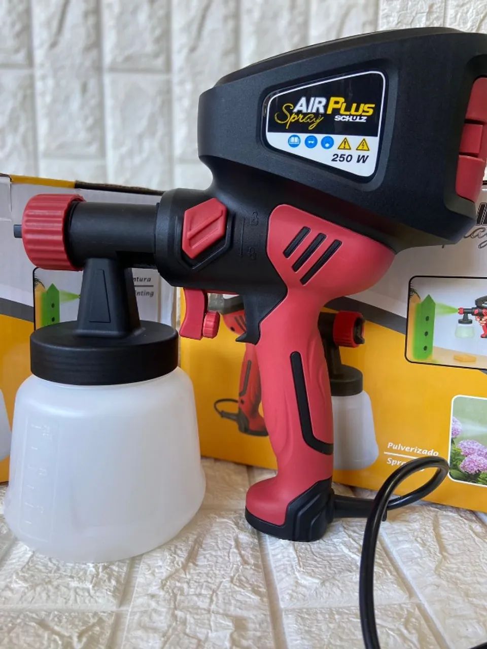 Pistola De Pintura Pulverizadora Schulz 250w 1L - Foto 5