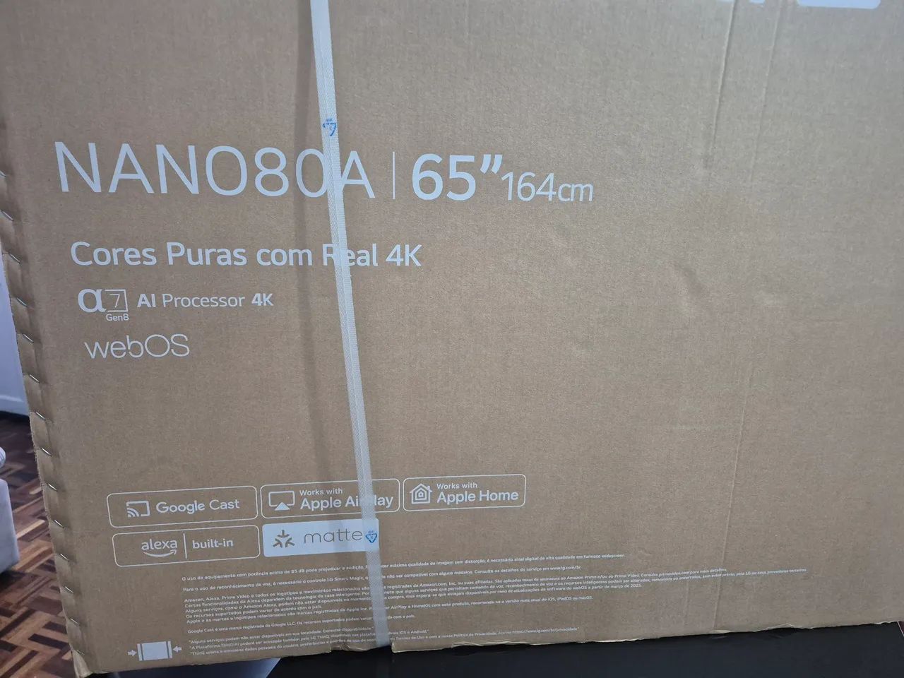 Tv LG 65 polegadas nanocel nova - Foto 3