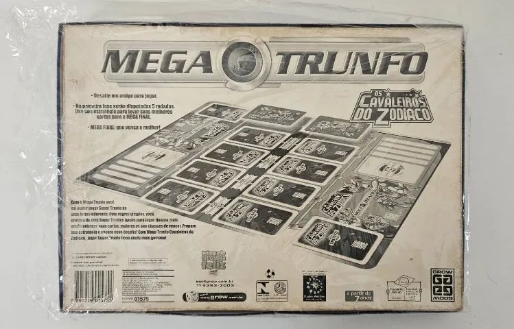 Super Trunfo Mega Trunfo Os Cavaleiros Do Zodíaco Completo [Com