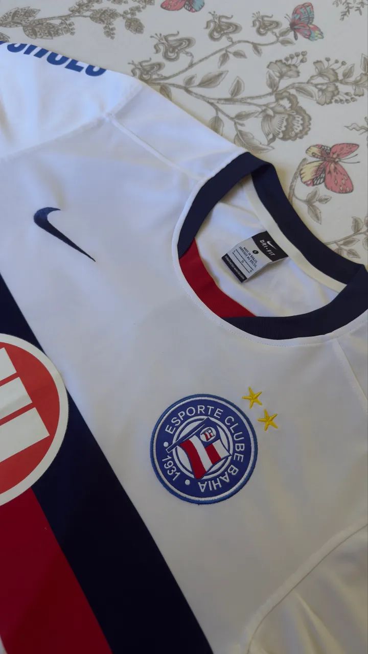 Camisa Bahia Nike Brasileirão 2013 - tamanho G - Foto 2