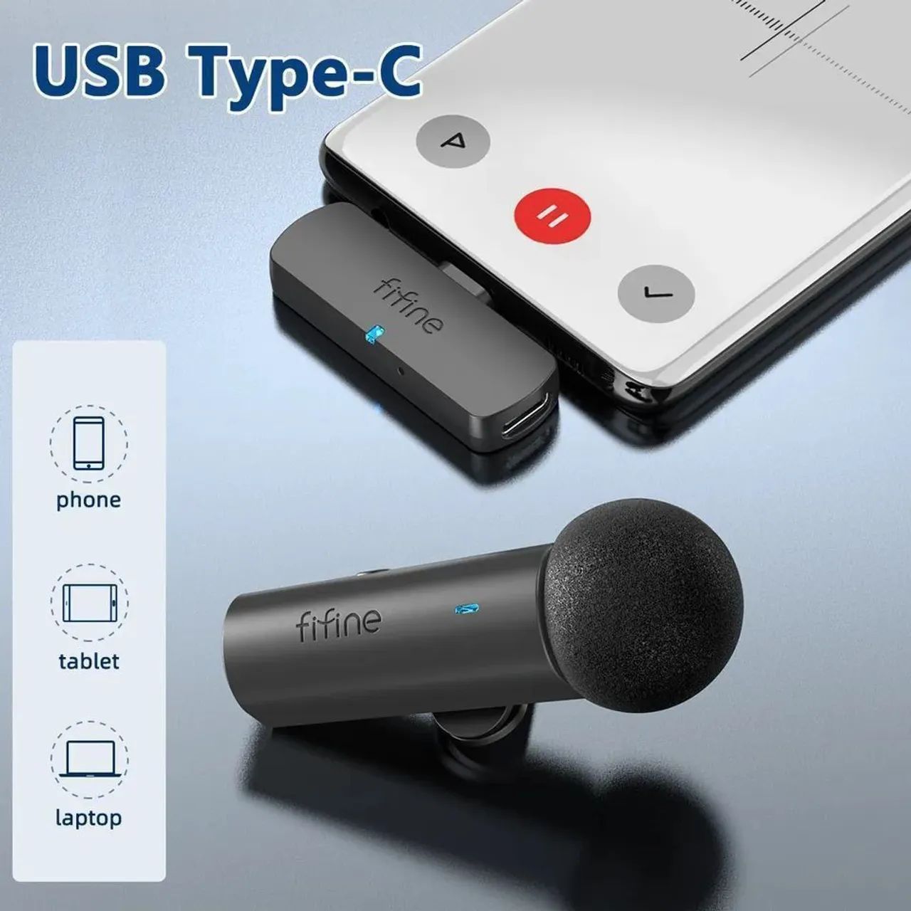 Microfone De Lapela Fifine M6 (Original e Lacrado) - Foto 4