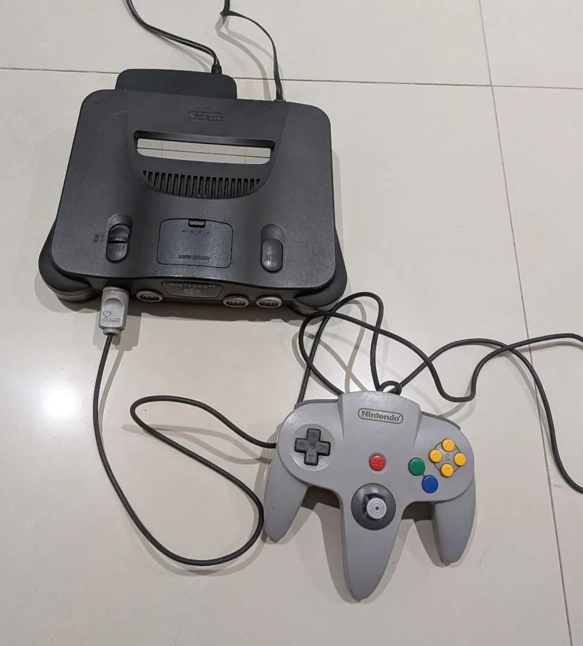 Nintendo 64 funcionando perfeitamente 
