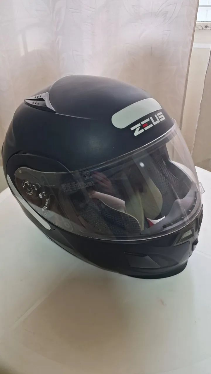 Capacete Zeus Articulável nº58 Pouco usado - Foto 3