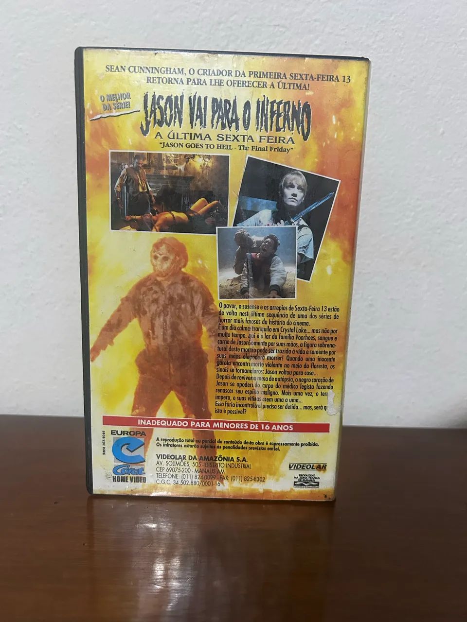VHS Jason Vai Para o Inferno - A Última Sexta Feira  - Foto 3